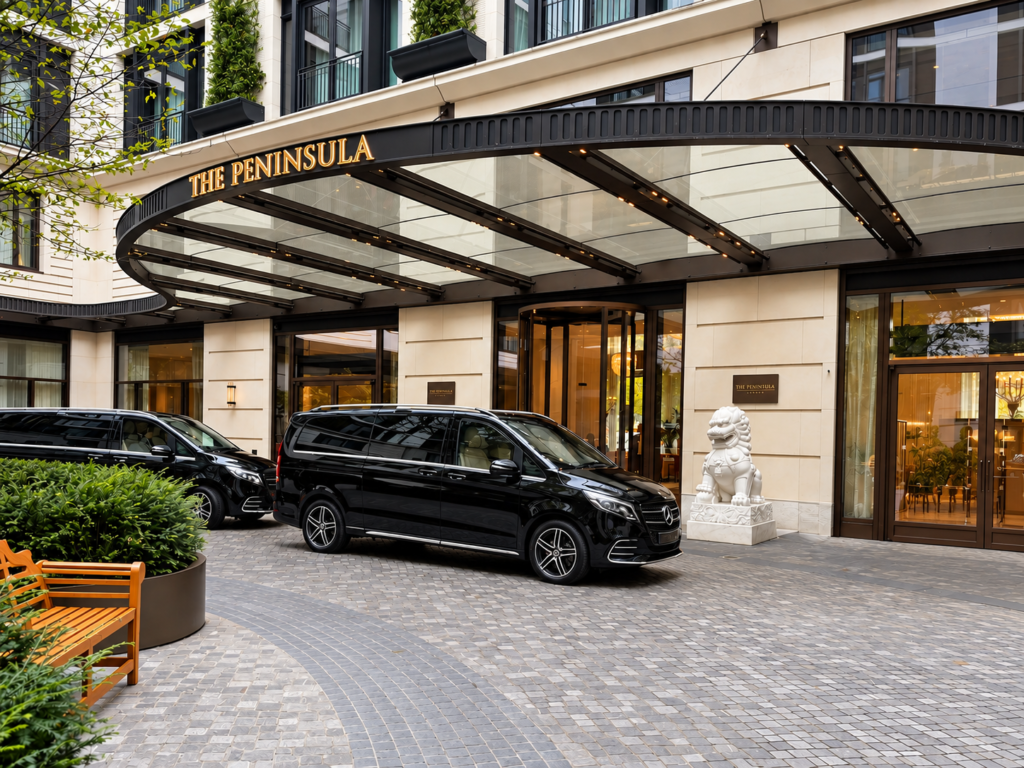 Corporate chauffeur travel service